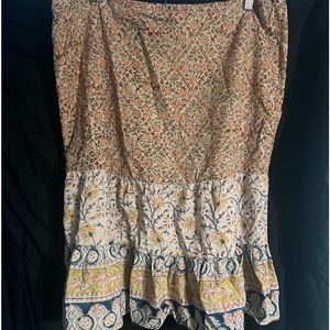 Lucky Brand Boho-style, mid length skirt. XL